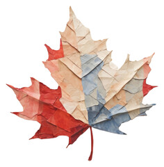 PNG Maple leaf paper creativity pattern.