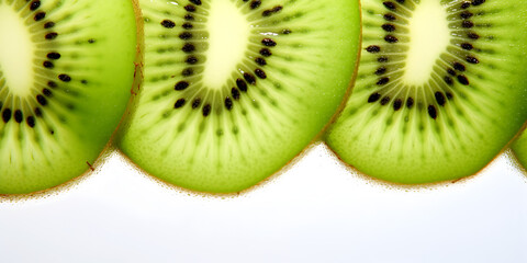 Close up fresh kiwi fruit background 