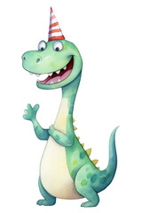 Naklejka premium PNG Cartoon illustration dancing happy.