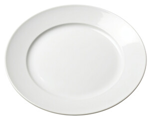 PNG White plain plate porcelain platter saucer