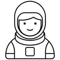 Astronaut art vector illustration