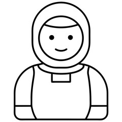Astronaut art vector illustration