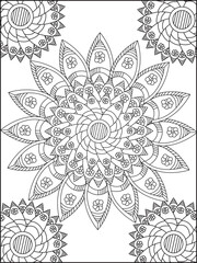 Abstract-Coloring Pages- for Adults