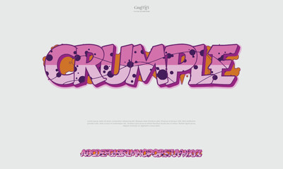 Street Graffiti Tag Font, handwritten Typography vector art. A, B, C, D, E, F, G, H, I, J, K, L, M, N, O, P, Q, R, S, T, U, V, W, X, Y, Z and Arab numerals 0, 1, 2, 3, 4, 5, 6, 7, 8, 9 Graffiti font.