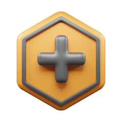 Obraz premium Traffic Sign And Symbol 3D Icon or Road sign 3d icon