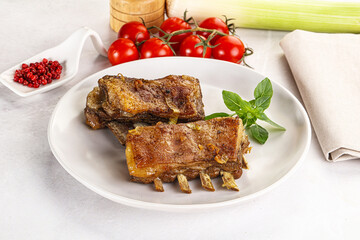 Roasted Lamb ribs with spices