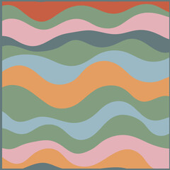 Vector colorful waves pattern. Abstract illustration waves liquid background, pink, greeg, purple, wallpaper graphic design. wavy swirl seamless Pattern groovy background.	
