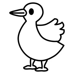 Duck Outline