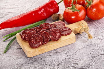 Wild Bear meat homemade sausages