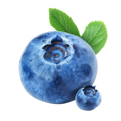 Obraz premium Blueberry berry isolated on white background 