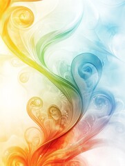Abstract Swirls of Color