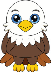 Bald Eagle Vector Illustration - Majestic Bird of Prey Design