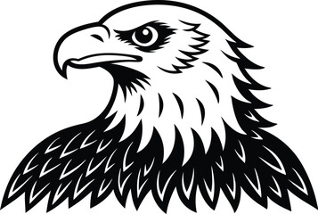 Bald Eagle Vector Illustration - Majestic Bird of Prey Design