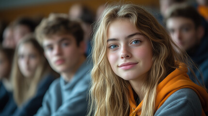 Modern youth attending a debate club, discussing current events and sharpening their argumentative skills.