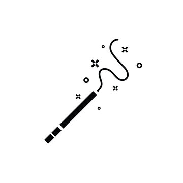 recommend clip art: Magic Wand Icon Vector Design.