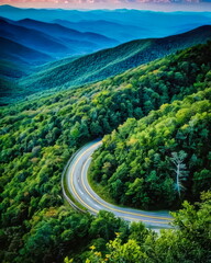 Obraz premium Blue Ridge Parkway
