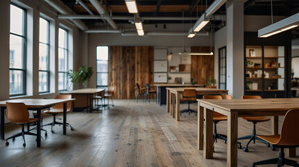 Naklejka premium classroom in school library genrated.ai