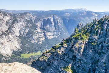 Taft point lookout, Yosemite national park, California