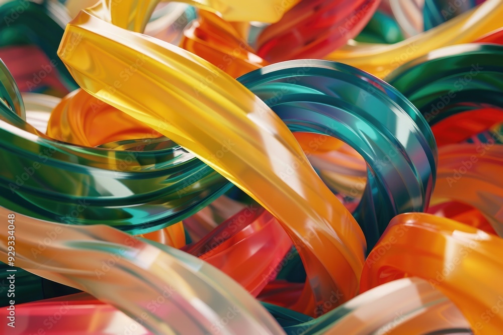 Aufkleber A selection of colorful toothbrushes in a compact arrangement, suitable for use as an illustration or design element