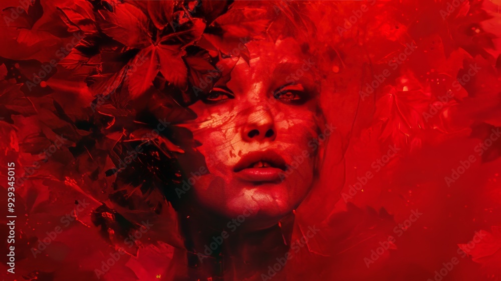 Poster creating with reds