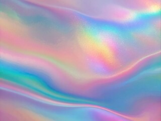 Obraz premium Holographic Background. Pearlescent Texture. Blue Blur Shapes. Hipster Fluid. Neon Spectrum Template. Pastel Paper. Hologram Gradient. Shiny Design. Purple Holographic Background