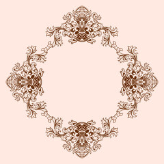 Vintage typographic decorative ornament design elements