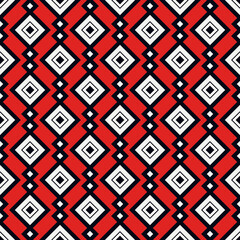 Ethnic, tribal seamless surface pattern. Repeated diamonds and rhombuses motif. Folk background. Folkloric wallpaper. Geometric ornament. Geo digital paper, textile print. Vector art