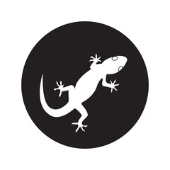 lizard illustration icon © lina