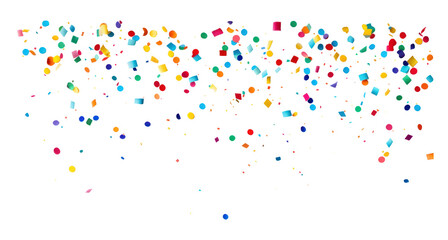 Colorful confetti effect png, transparent background