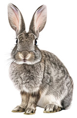 Fototapeta premium PNG Adorable rabbit with fluffy fur