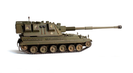Scale model of old vehicle