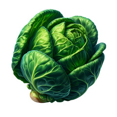 Realistic Brussels Sprout