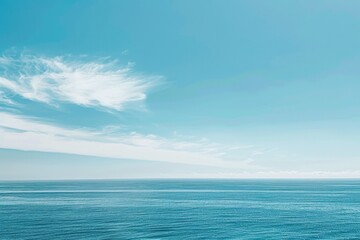 Obraz premium A person riding a surfboard on calm ocean waters, suitable for beach or outdoor lifestyle illustrations