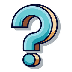 Question Mark Vector Design Illustration
