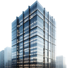 Fototapeta premium Realistic Tall Office Building