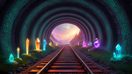 Enchanted Tunnel with Generative AI