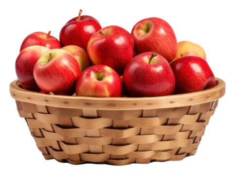 PNG A basket of apples fruit plant food.