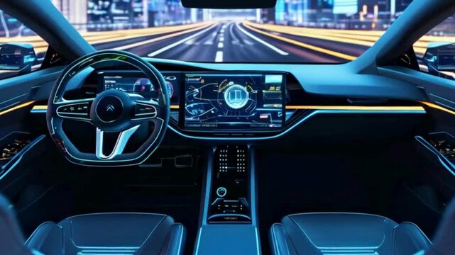 interior of a car