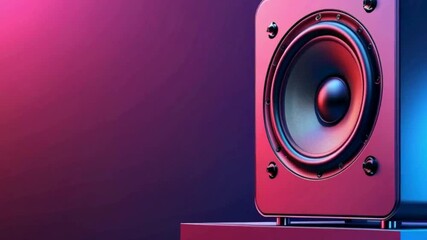 speakers on a white background