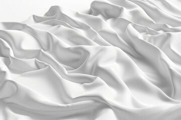 Fototapeta premium A close-up shot of a white cloth lying flat on a table