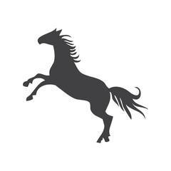 Horse glyph. Horse icon. Horse logo. Horse silhouette