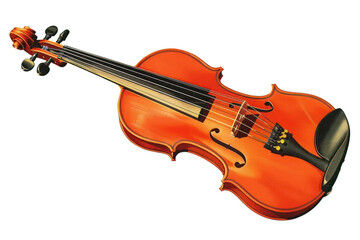 Fototapeta premium PNG Violin fiddle viola musical instrument.