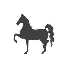 Horse glyph. Horse icon. Horse logo. Horse silhouette © Oliver Woods