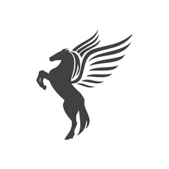 Horse glyph. Horse icon. Horse logo. Horse silhouette