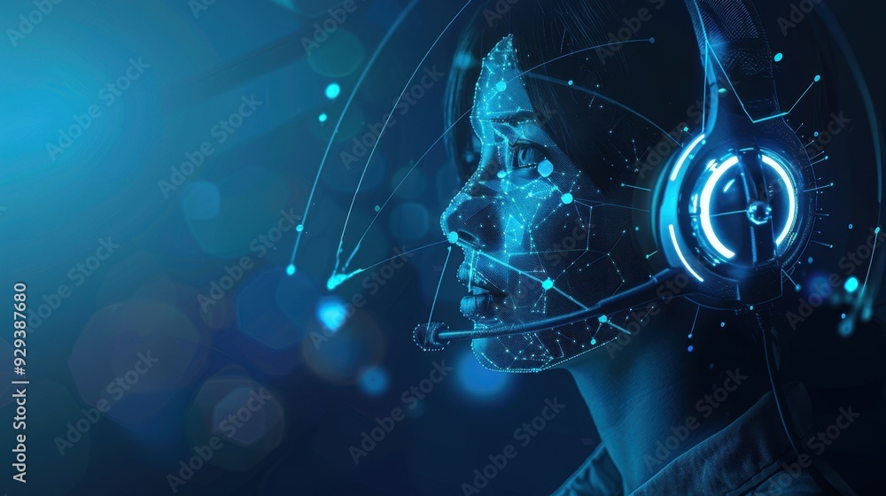 Poster ai-enhanced customer service platform with interactive features and instant support.