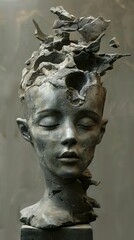 Abstract Sculpture of a Human Head: Deconstruction and Fragmentation in Contemporary Art