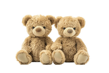 Obraz premium Various Colorful Teddy Bears on Clean Surface