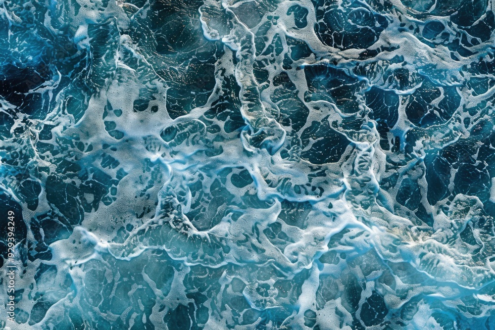 Aufkleber A close-up view of the surface of a body of water, suitable for use in various contexts where a serene and peaceful atmosphere is desired