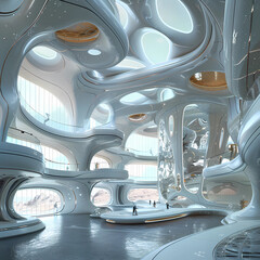 Quantum Entanglement Research Center 3D Rendering - Probing the Phenomena of Quantum Entanglement