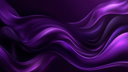 Fototapeta premium A smooth, flowing abstract design in shades of purple, evoking a sense of calm and elegance.